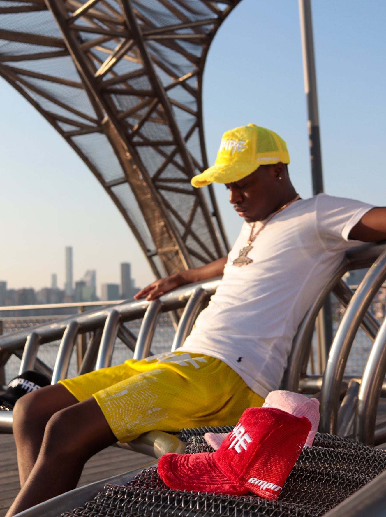 Yellow Empire Shorts